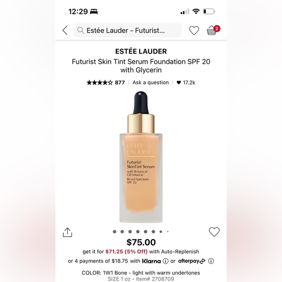 NWT Estée Lauder futurist foundation 1W1 with samples - Picture 4 of 5